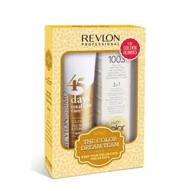 Revlon Professional Набор теплый блонд (крем-краска 100 мл + шампунь-кондиционер 275 мл) 1 шт (Revlon Professional, Nutri Color)