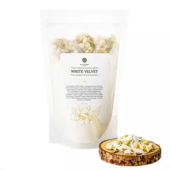 Salt of the Earth Микс White Velvet с цветками жасмина и молоком для ванной, 400 г (Salt of the Earth, Для ванны)