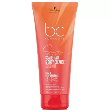 Schwarzkopf Professional Шампунь для кожи головы, волос и тела 3-в-1, 200 мл (Schwarzkopf Professional, BC Bonacure)