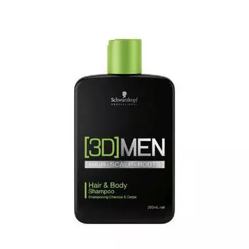 Schwarzkopf Professional Шампунь для волос и тела, 250 мл (Schwarzkopf Professional, [3D]MEN)