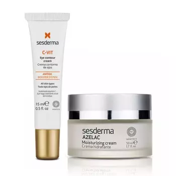 Sesderma Набор "Увлажнение и сияние": крем-контур вокруг глаз 15 мл + крем 50 мл (Sesderma, C-Vit)