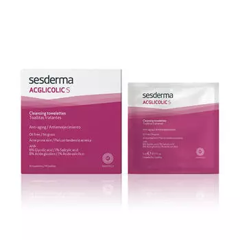 Sesderma Очищающие салфетки Acglicolic 14 шт. (Sesderma, Acglicolic)