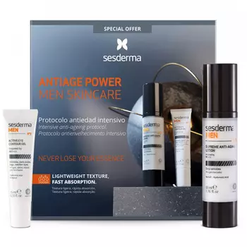 Sesderma Промонабор: лосьон антивозрастной для мужчин 50 мл + гель для век 15 мл (Sesderma, Sesderma Men)