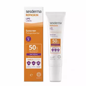 Sesderma Солнцезащитное средство для губ REPASKIN Lips SPF 50, 15 мл (Sesderma, Repaskin)