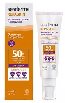Sesderma Cолнцезащитное сверхлегкое cредство СПФ 50, 50 мл (Sesderma, Repaskin)