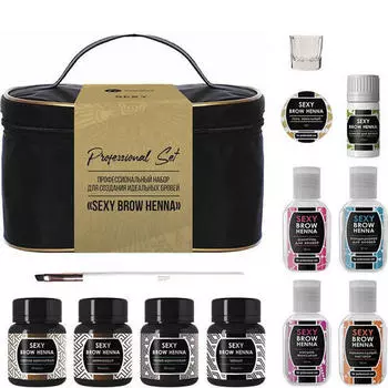 Sexy Brow Набор профессиональной хны для бровей (Sexy Brow, Наборы)