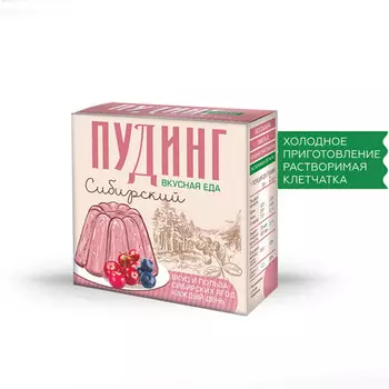 Сибирская клетчатка Сухой десерт Чиа пудинг, сибирский, 2 саше х 28 гр (Сибирская клетчатка, Здоровое питание)
