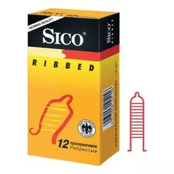 Sico Презервативы №12 ribbed (Sico, Sico презервативы)