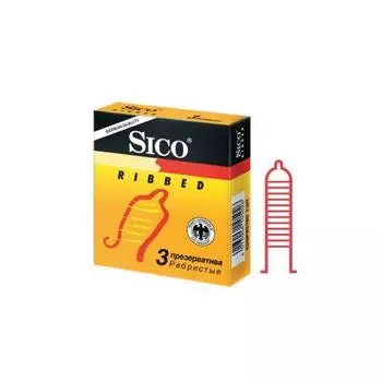 Sico Презервативы №3 ribbed (Sico, Sico презервативы)