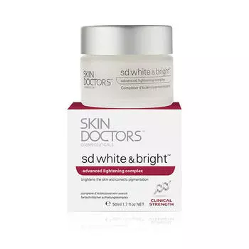 Skin Doctors Отбеливающий крем SD White &amp; Bright 50 мл (Skin Doctors, Clear)