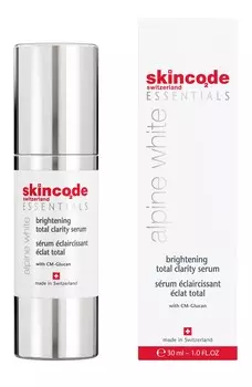 Skincode Осветляющая сыворотка, придающая сияние, 30 мл (Skincode, Alpine White)