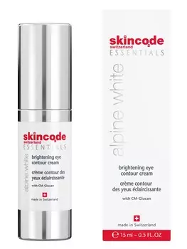 Skincode Осветляющий крем для контура глаз, 15 мл (Skincode, Essentials Alpine White)