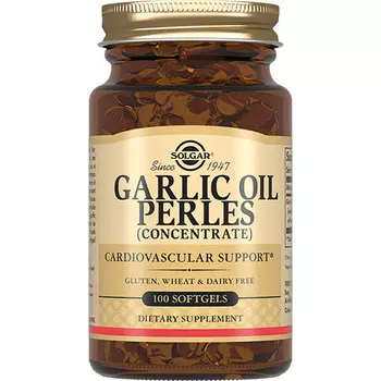 Solgar Капсулы Чесночное Масло Перлес № 100 (Solgar, Растения)
