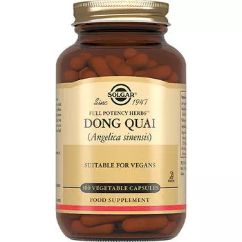 Solgar Корень дягиля 100 капсул (Solgar, Растения)