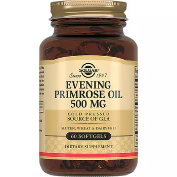 Solgar Масло примулы 60 капсул (Solgar, Витамины)