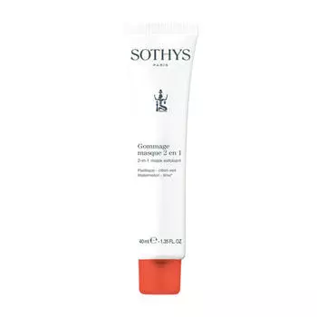 Sothys Антиоксидантная скраб-маска 2 в 1, 40 мл (Sothys, Watermelon-lime)