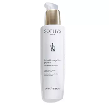 Sothys Очищающее молочко для жирной и комбинированной кожи с экстрактом ириса, 200 мл (Sothys, Cleansers &amp; Lotions)