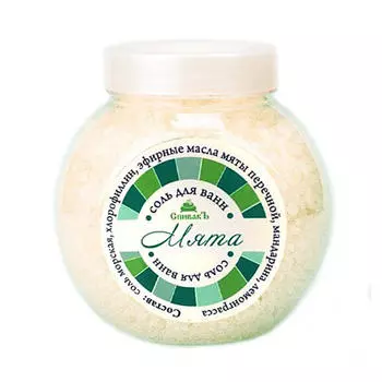 Спивакъ Соль для ванн "Мята", 600 г (Спивакъ, Уход за телом)