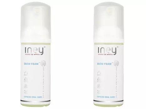 Splat Набор Иней Отбеливающий пенный ополаскиватель 50 мл*2 штуки (Splat, Iney)