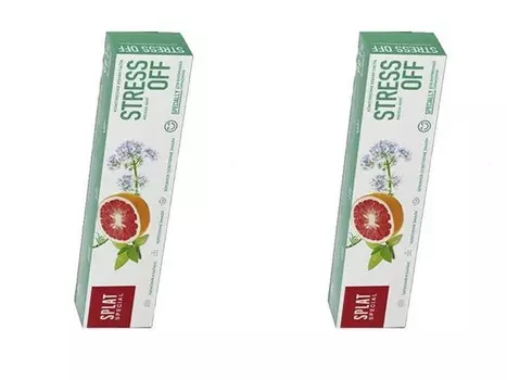 Splat Набор: Зубная паста "Антистресс", 75 мл х 2 шт (Splat)