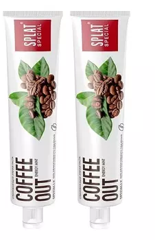 Splat Набор: Зубная паста Coffe out, 75 мл х 2 шт (Splat, Special)