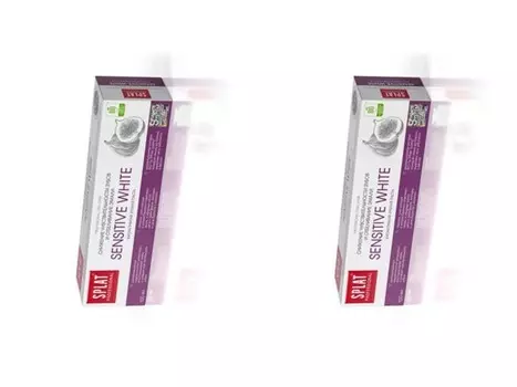 Splat Набор: Зубная паста "Сенсетив Уайт", 100 мл х 2 шт (Splat)