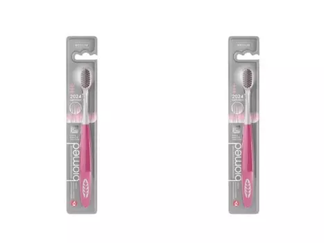 Splat Набор Зубная щетка BioMed SILVER 1 шт*2 штуки (Splat, Biomed)