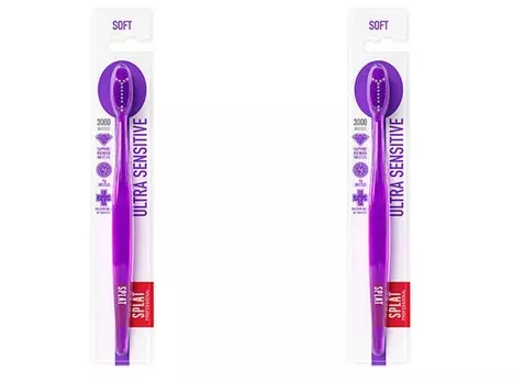 Splat Зубная щетка "Ультра Сенситив" мягкая, 2 шт (Splat, Professional)