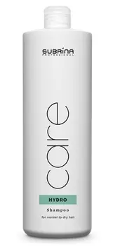 Subrina Professional Увлажняющий шампунь Hydro shampoo для нормальных и сухих волос, 1000 мл (Subrina Professional, Уход за нормальными/сухими волосами Hydro)