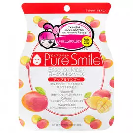 Sun Smile Маска для лица на йогуртовой основе с яблоком и манго 1 шт (Sun Smile, Yougurt)