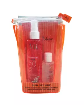 SVR Набор Безопасное солнце: Сухое масло SPF50 200 мл + Физиопюр Мицеллярная вода 75 мл (SVR, Sun Secure)