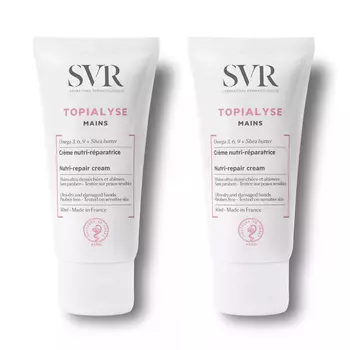 SVR Набор: Крем для рук, 50 мл х 2 шт (SVR, Topialyse)
