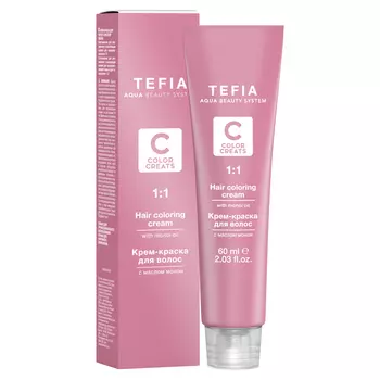 Tefia Крем-краска для волос с маслом монои, 60 мл (Tefia, Окрашивание)