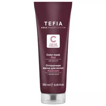 Tefia Оттеночная маска для волос с маслом монои «Красная» (Tefia, Color Creats)