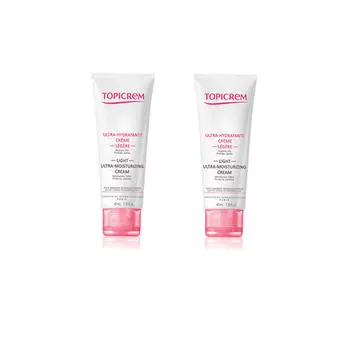 Topicrem Комплект Легкий ультра-увлажняющий крем, 2х40 мл (Topicrem, UM Face)