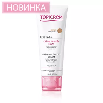 Topicrem Тональный крем с эффектом сияния Medium, 40 мл (Topicrem, HYDRA +)