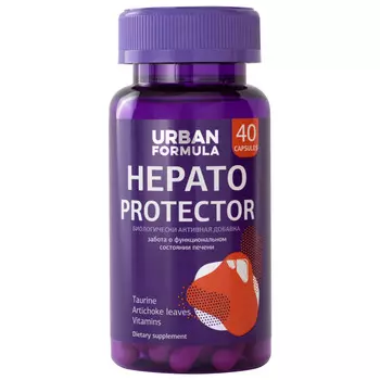 Urban Formula Комплекс для печени с таурином Hepato Protector, 40 капсул (Urban Formula, Special)