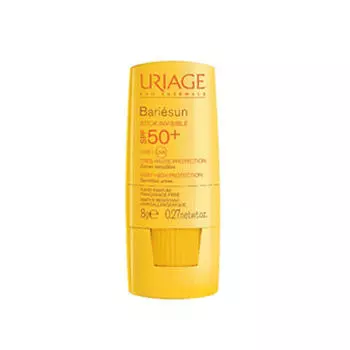 Uriage Барьесан Невидимый стик для чувствительных зон SPF50+, стик 8 гр (Uriage, Bariesun)
