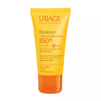 Uriage Барьесан Тональный крем SPF 50+ золотистый 50 мл (Uriage, Bariesun)