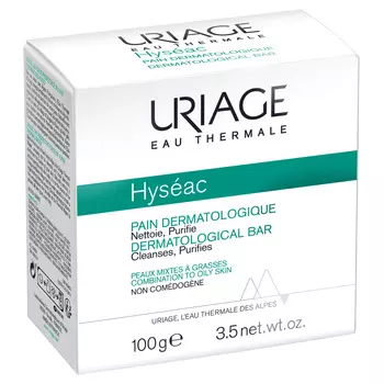 Uriage Дерматологическое мыло, 100 г (Uriage, Hyseac)