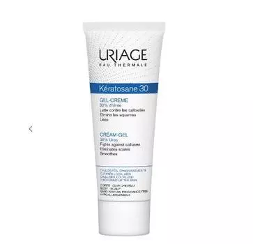 Uriage Кератозан-30 гель-крем для мозолистых образований и локализованных утолщений 75 мл (Uriage, Keratosane)