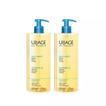 Uriage Комплект Очищающее пенящееся масло 2 шт х 500 мл (Uriage, Гигиена Uriage)