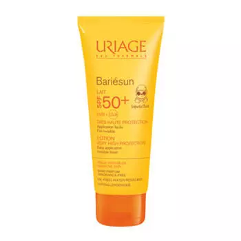 Uriage Солнцезащитное молочко для детей SPF50+ Барьесан 100 мл (Uriage, Bariesun)