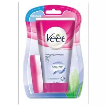 Veet Крем для депиляции в душе для чувствительной кожи 150мл (Veet, Для депиляции)
