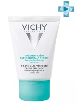 Vichy Дезодорант-крем "7 дней", регулирующий избыточное потоотделение, 30 мл (Vichy, Deodorant)
