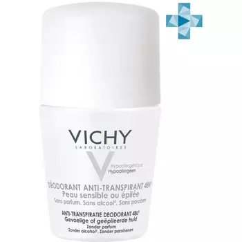 Vichy Шариковый дезодорант для очень чувствительной кожи 48 часов, 50 мл (Vichy, Deodorant)