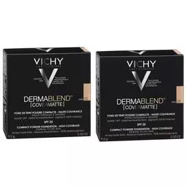 Vichy Комплект Дермабленд Пудра Тон 35, SPF 25, 2 шт. по 9,5 г (Vichy, Dermablend)