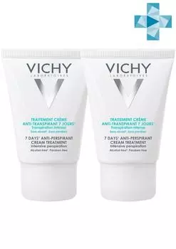 Vichy Комплект Дезодорант- крем "7 дней", регулирующий избыточное потоотделение,2 шт. по 30 мл (Vichy, Deodorant)