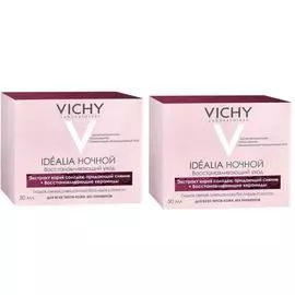 Vichy Комплект Идеалия Ночной Восстанавливающий уход, 2 шт. по 50 мл (Vichy, Idealia)