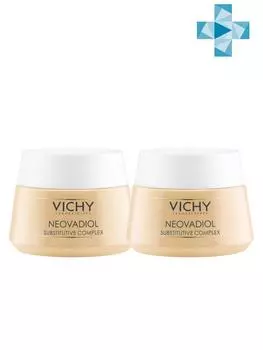Vichy Комплект Неовадиол Компенсирующий комплекс для сухой и очень сухой кожи, 2 шт. по 50 мл (Vichy, Neovadiol)
